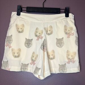 Never worn fox print shorts